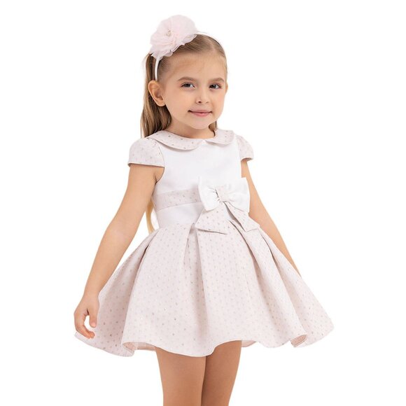 Baby Girl Sweet Sparkle Bow Dress - Picture 1 of 4